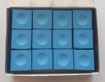 Billardkreide Silver Cup blau 12er Pack